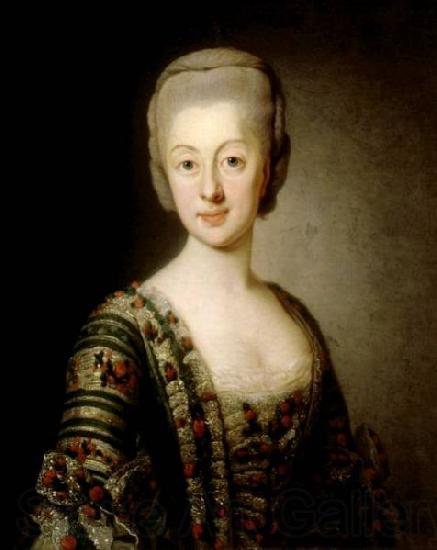 Alexandre Roslin Portrait of Sophia Magdalena of Denmark